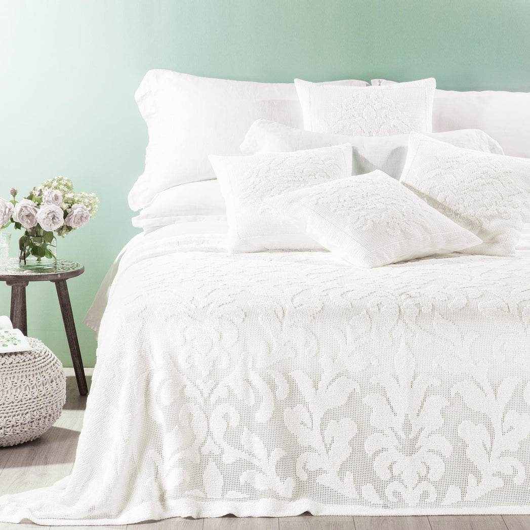 Copriletto jacquard Biancheria Camogli Cprt Caleffi - evabiancheria